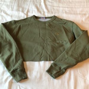 Cropped champion sweater